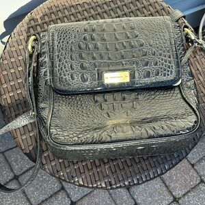 GENUINE BRAHMIN leather designer bag. Barely used.